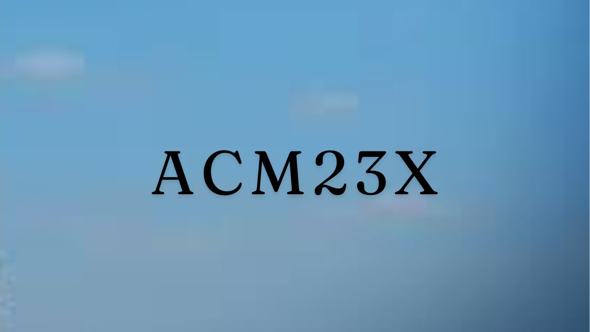 Unveiling Amazons ACM23X: A Potential Game Changer